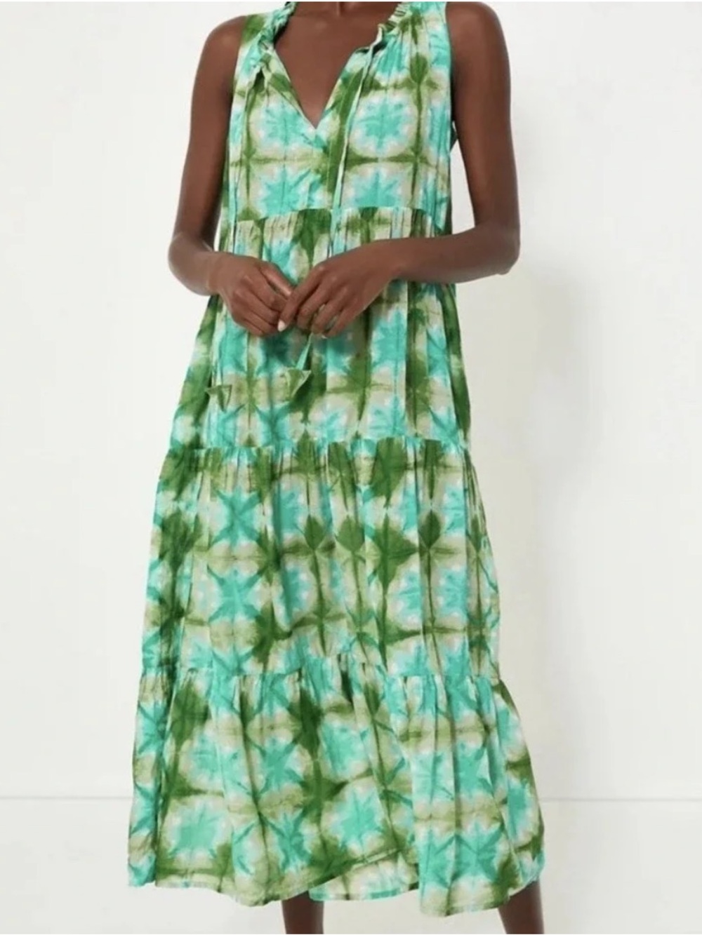 Tuckernuck Green and Teal Tie-Dye Salty Paloma